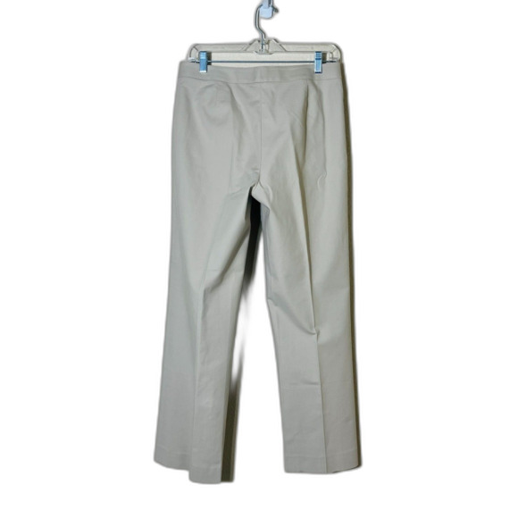 Lafayette 148 New York Khaki Menswear Women Straight Leg Pants 6 Retail $598 - Picture 2 of 10